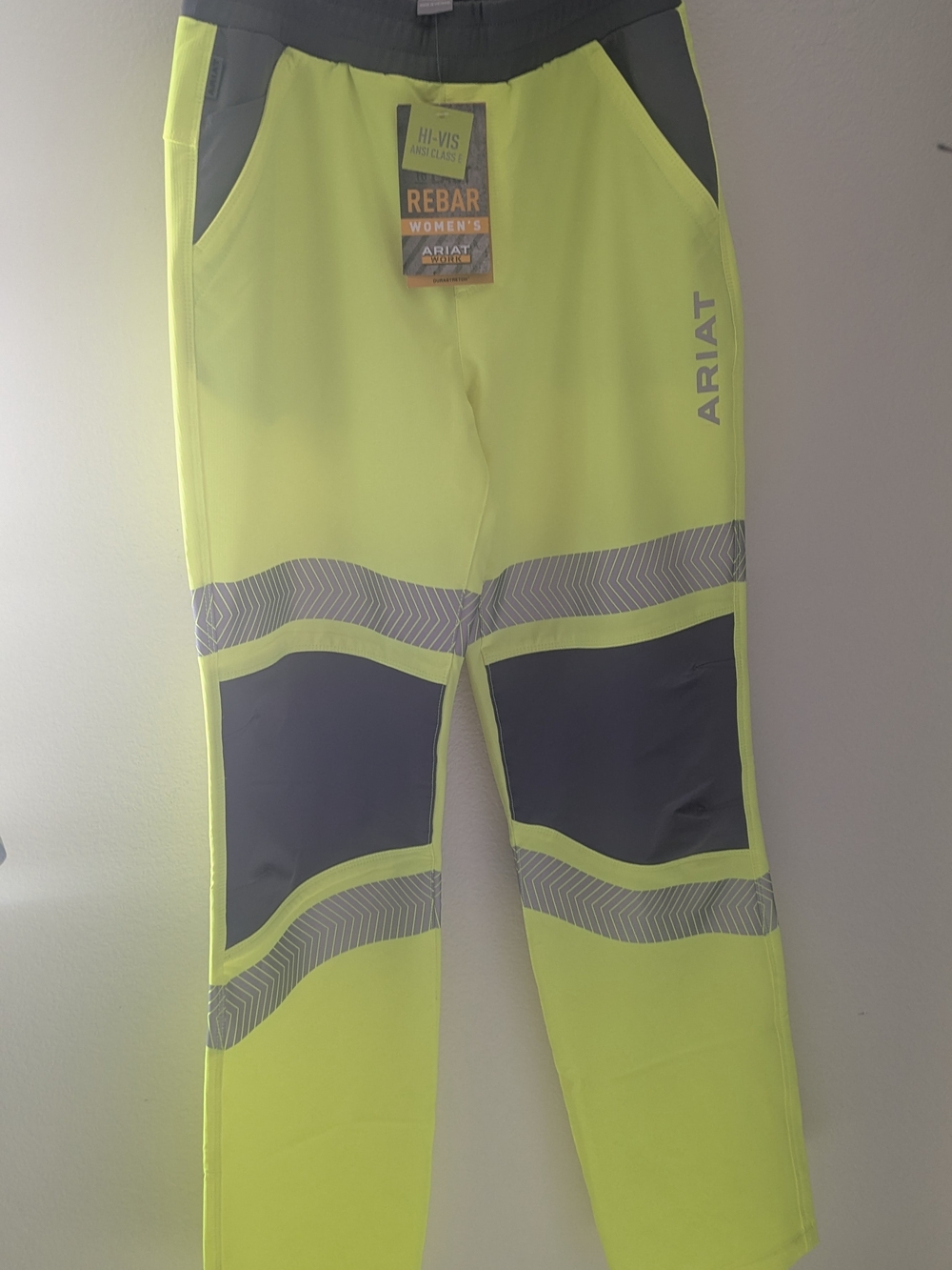 Ariat Rebar Hi-Vis ANSI Class E Work Pants NWT Safety Reflective Small Regular